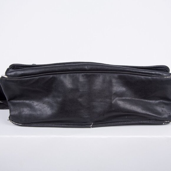 VINTAGE BAD BADTZ MARU HELLO KITTY SANRIO BLACK SHOULDER CROSSBODY BAG BRIEFCASE - Picture 10 of 15